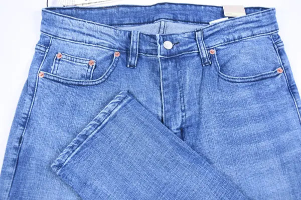 Pantalons Homme 100 % Coton Jean Lvs Coupe Normal Ref-LV34431 ( Bleu CLair )