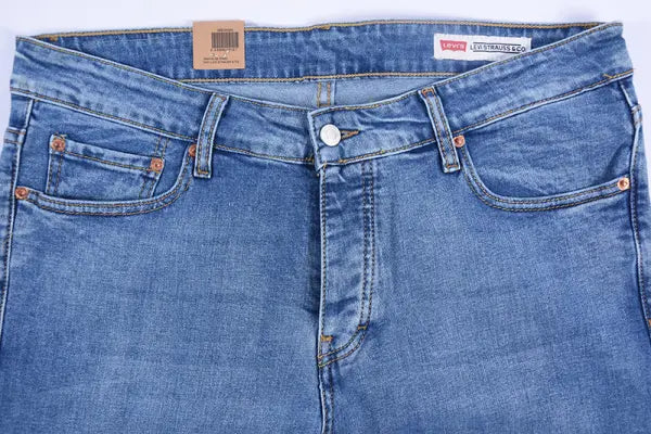 Pantalons Homme 100 % Coton Jean Lvs Coupe Normal ref-LS11810 ( Bleu Sky )