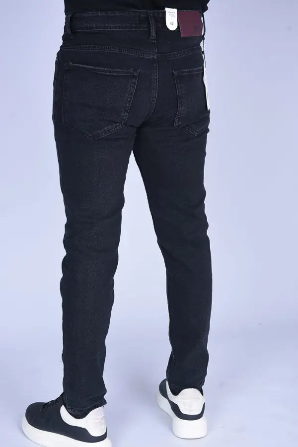 Jeans 95% Coton jeans Slim Fit extensible Ref-SF66520 ( Noir )