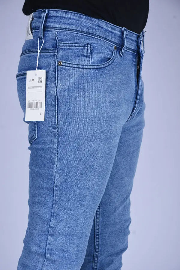 Jeans 95% Coton jeans Slim Fit extensible Ref-SF66520 ( Bleu clair)
