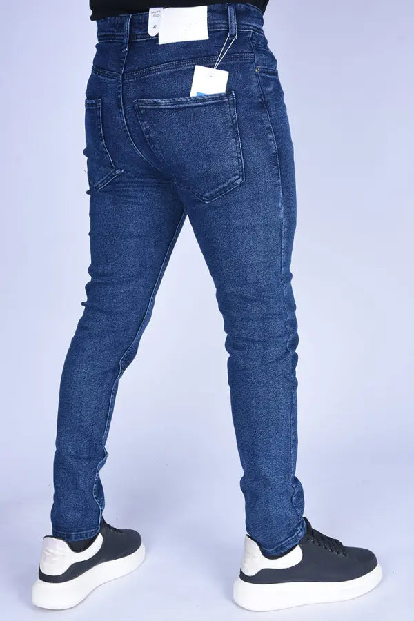 jeans Slim Fit extensible Ref-SF66520 ( Bleu Délavé )