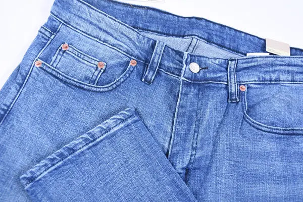 Pantalons Homme 100 % Coton Jean Lvs Coupe Normal Ref-LV34431 ( Bleu CLair )