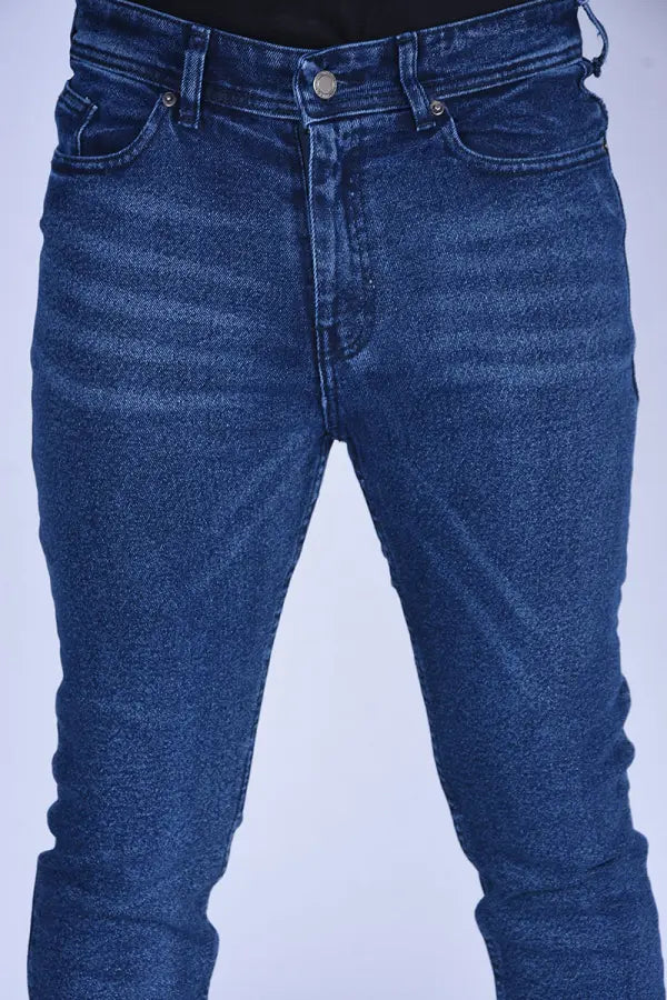 jeans Slim Fit extensible Ref-SF66520 ( Bleu Délavé )